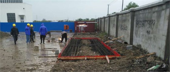 100噸汽車衡基礎(chǔ)預(yù)埋板定做