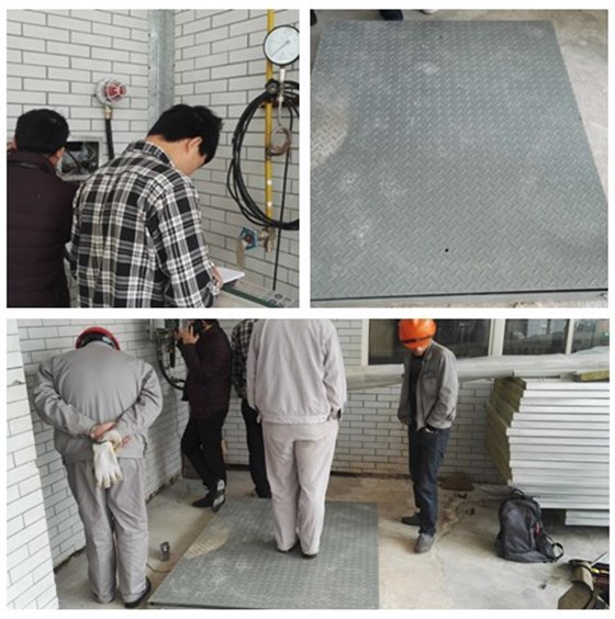 隔爆型電子地磅安裝調(diào)式現(xiàn)場(chǎng)