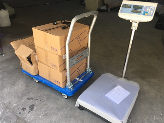 金搏仕計(jì)數(shù)臺(tái)秤發(fā)貨現(xiàn)場(chǎng)