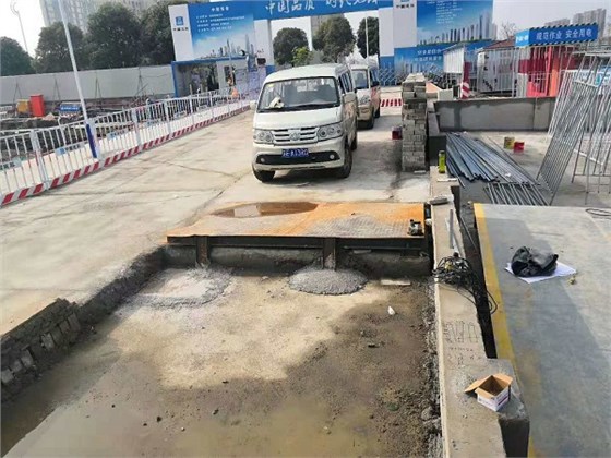 中建一局汽車衡安裝