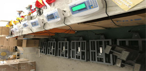 物流行業(yè)藍牙即插即用短立桿電子秤案例分享