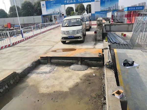 中建一局汽車衡安裝