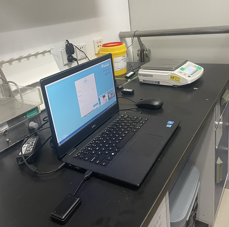 賽多利斯天平無(wú)線連接電腦數(shù)據(jù)采集