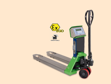 狄納喬TPWX2GD進(jìn)口防爆手動搬運(yùn)車秤